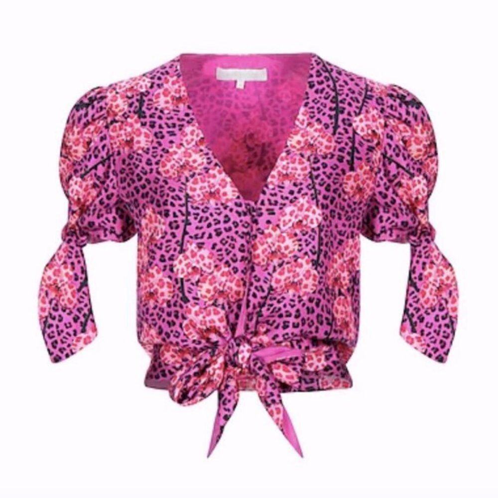 Borgo De Nor Patterned blouse pink Size 6